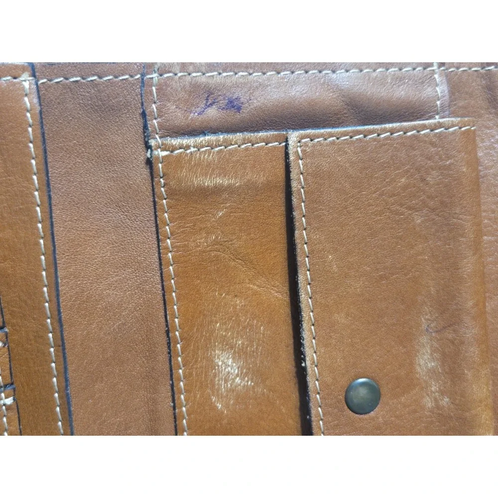 Patricia Nash Varesse Tooled Leather Bifold Wallet-Italian Folklore Pre Loved